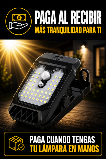 LumiClip™ Pro- Luz Solar con Clip Resistente al Agua