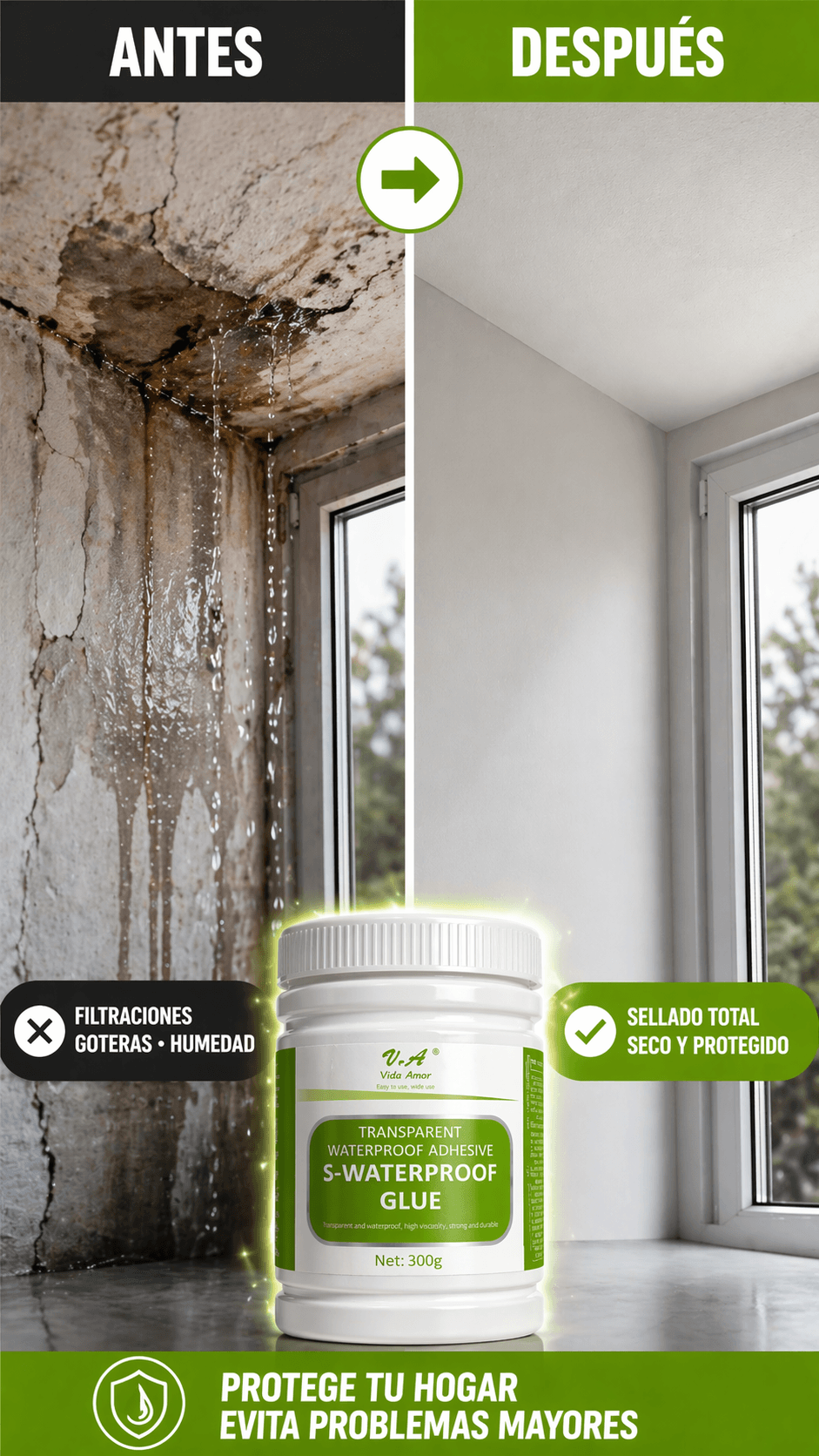 SealGuard™ Pro - Gel Sellador Impermeable Transparente