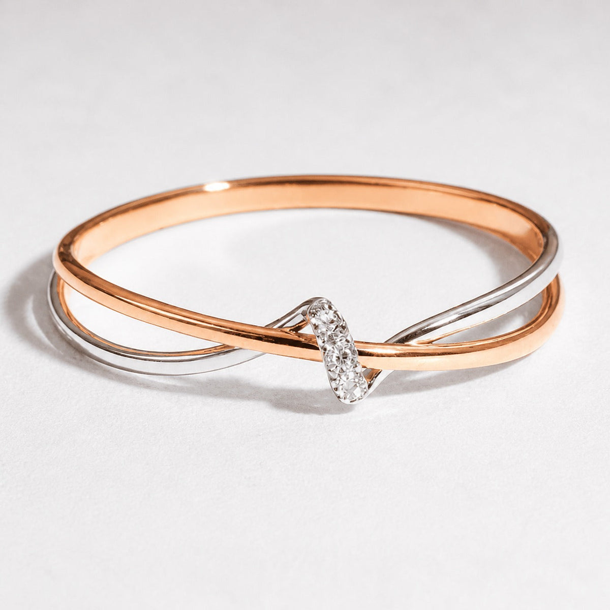 Anillo Infinito Trenzado Dorado