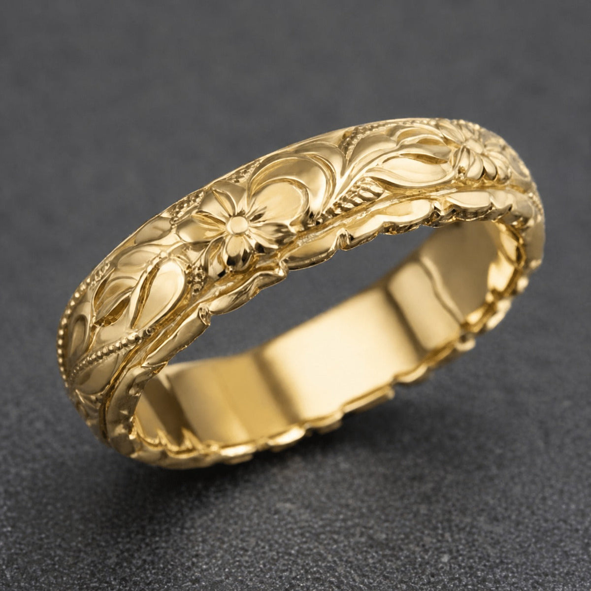 Anillo Eslabón Infinito Dorado