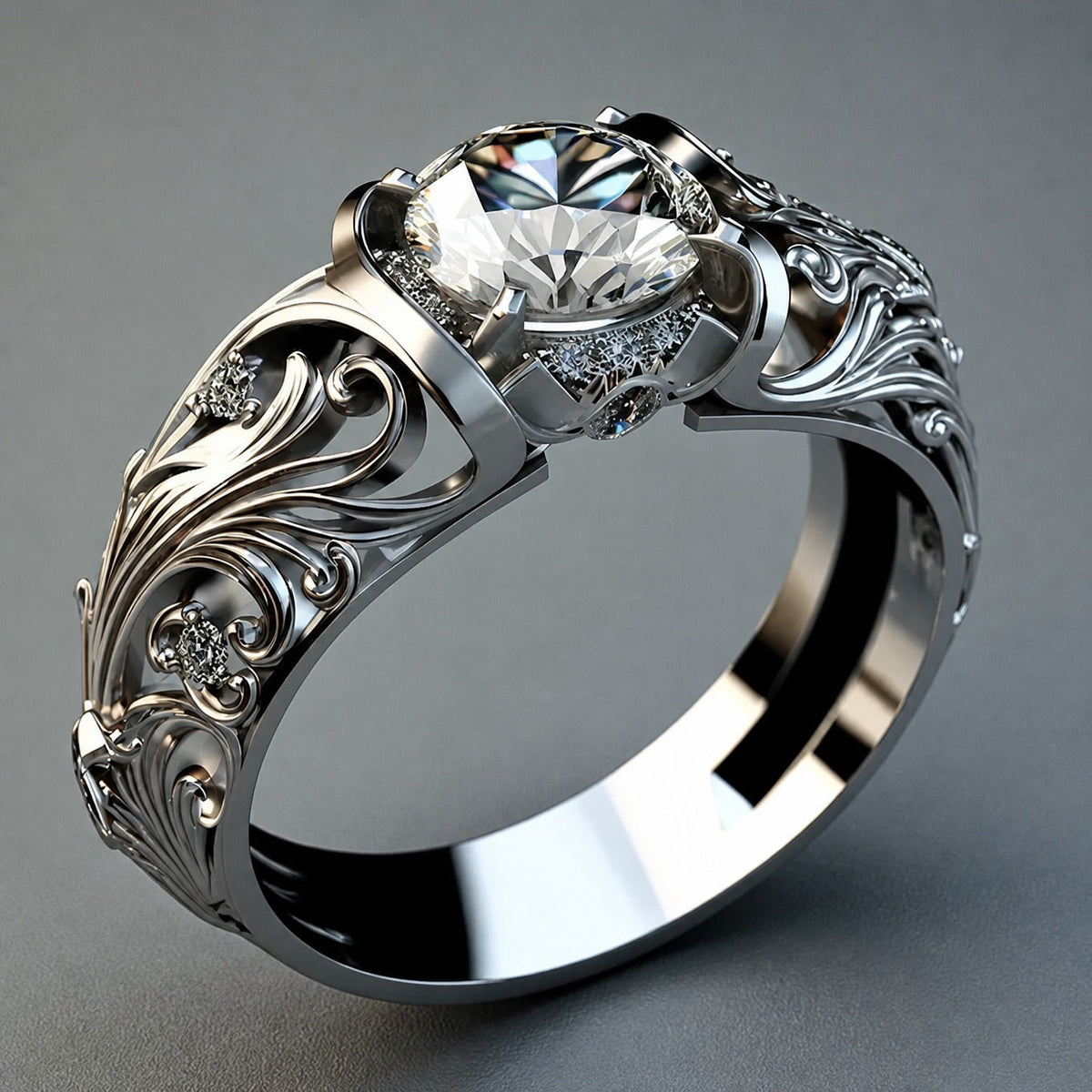 Anillo Statement de Cristales